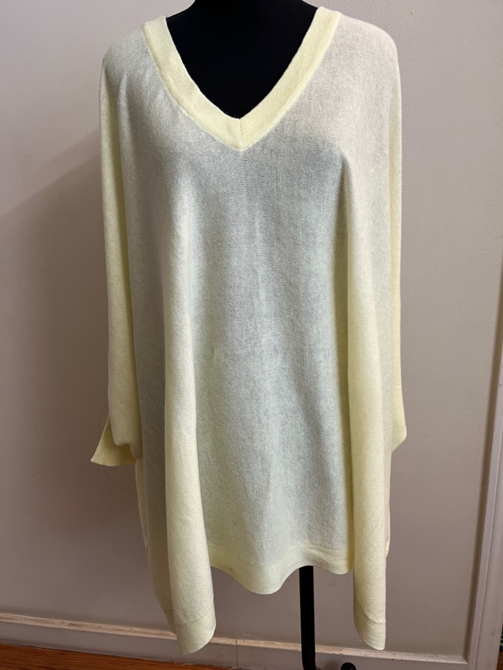 Acrobat Pale Yellow V-Neck Sweater